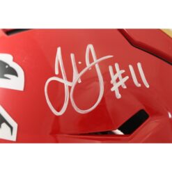 Julio Jones Autographed Atlanta Falcons SpeedFlex TB Helmet Beckett WIT 56449