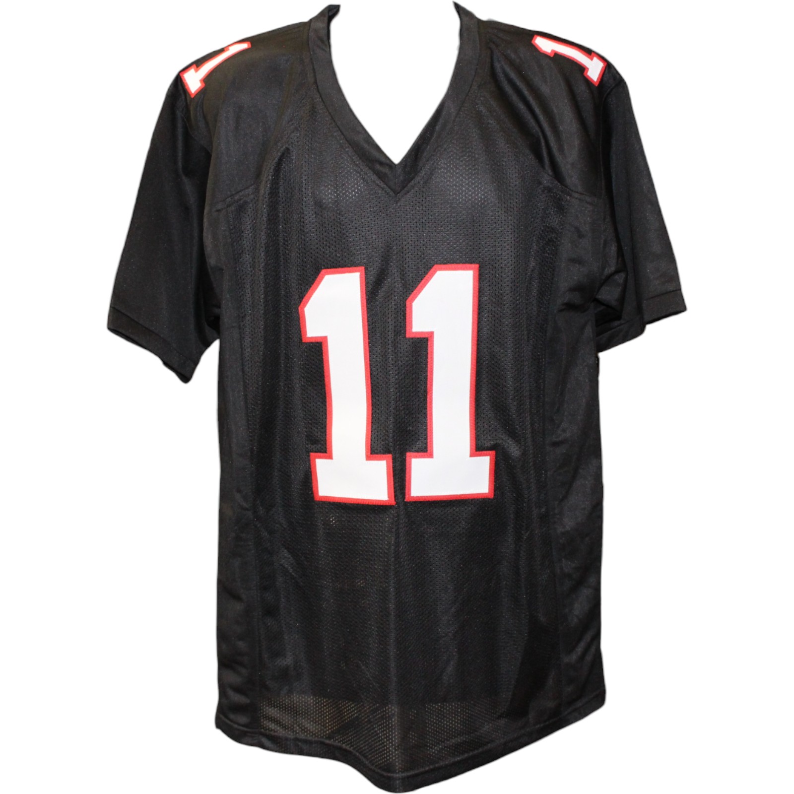 Julio Jones Autographed/Signed Pro Style Black XL Jersey Beckett Witness 51835 4 Julio Jones Autographed/Signed Pro Style Black XL Jersey Beckett Witness 51835