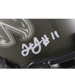 Julio Jones Autographed Atlanta Falcons 22 STS Mini Helmet Beckett Witness 56451