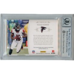 Julio Jones Signed 2012 National Treasures Triple Prime /30 Card Beckett 53384