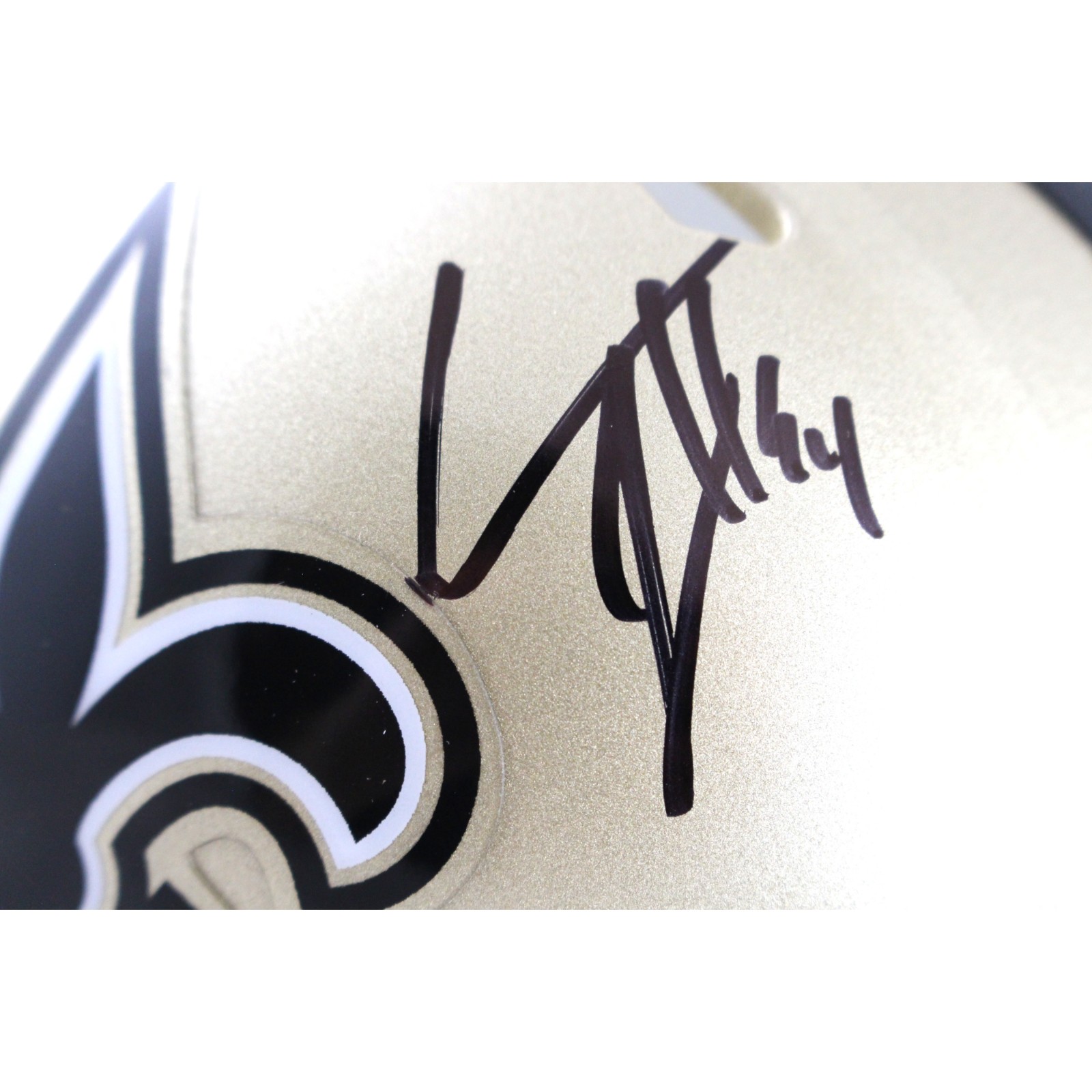 Cam Jordan Autographed New Orleans Saints Mini Helmet Beckett Witness 51858 2 Cam Jordan Autographed New Orleans Saints Mini Helmet Beckett Witness 51858