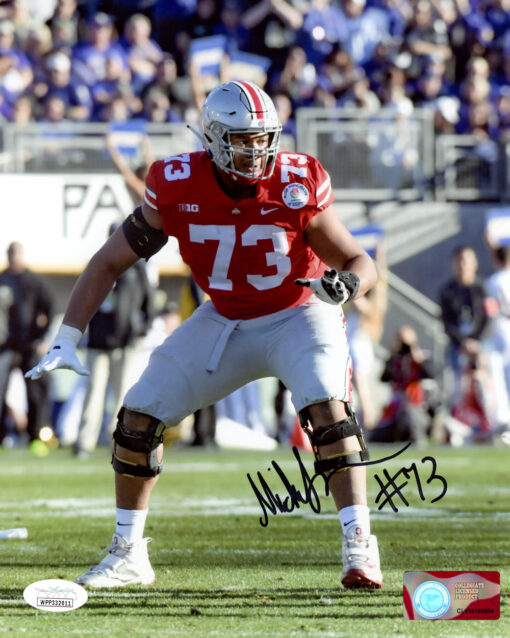 Michael Jordan Autographed/Signed Ohio State Buckeyes 8x10 Photo JSA