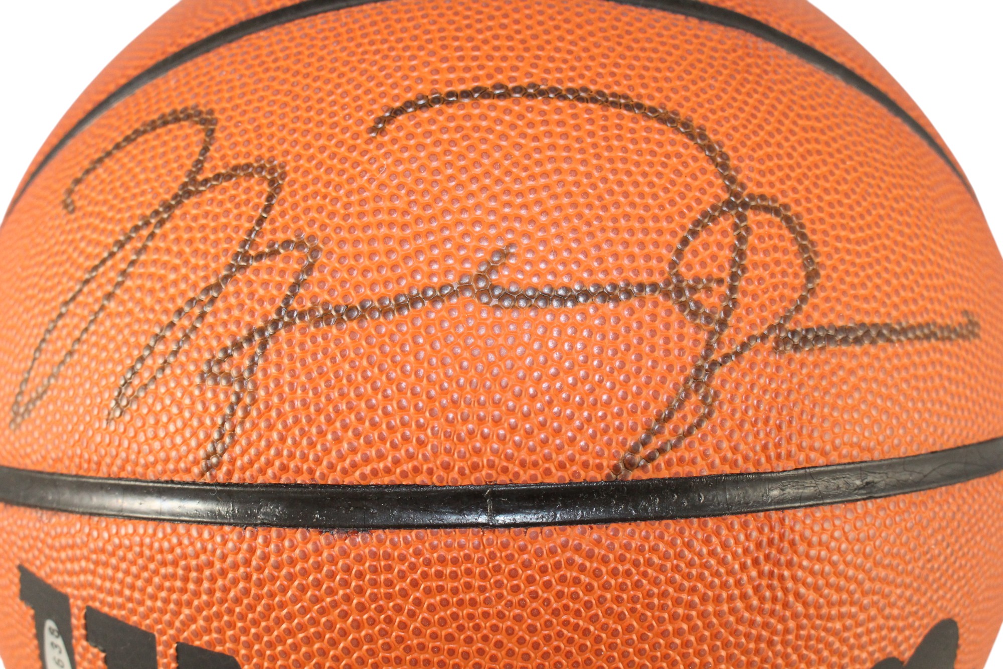 Michael Jordan Autographed Chicago Bulls Wilson Jet Basketball Upper Deck 50108