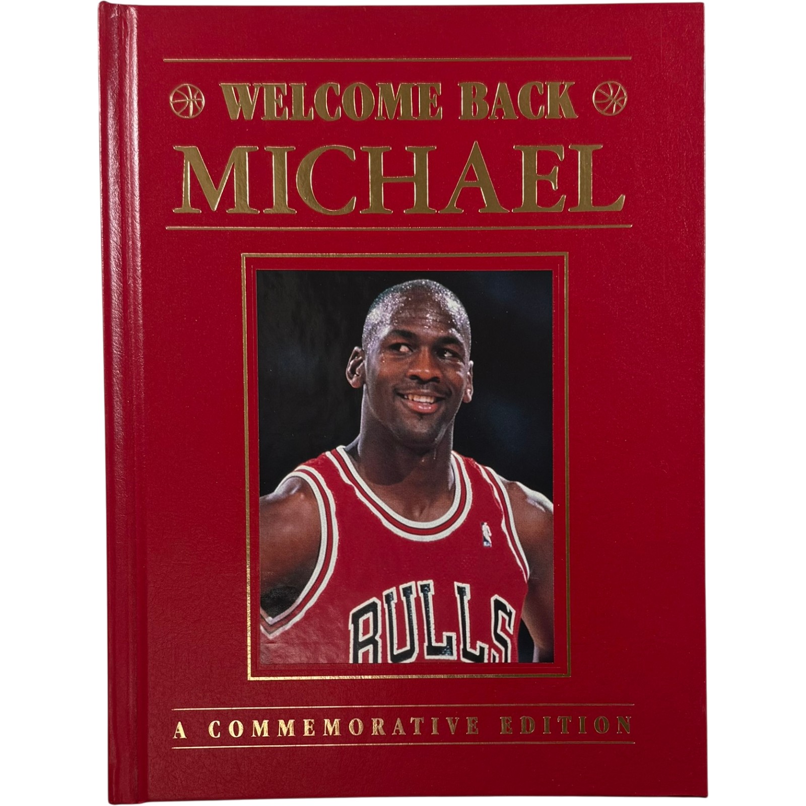Michael Jordan Chicago Bulls 1995 Commemorative Welcome Back Michael 