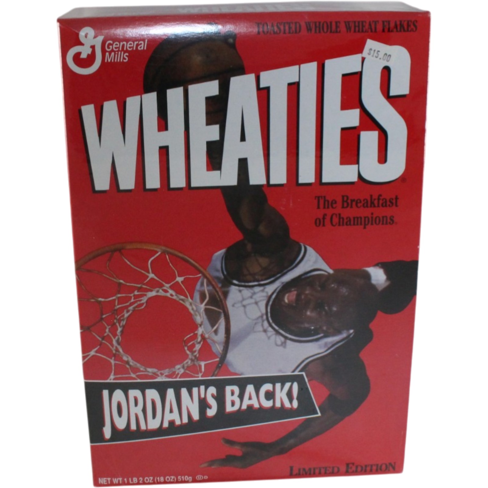 Michael Jordan Wheaties Cereal Box Sealed Unopened 55301