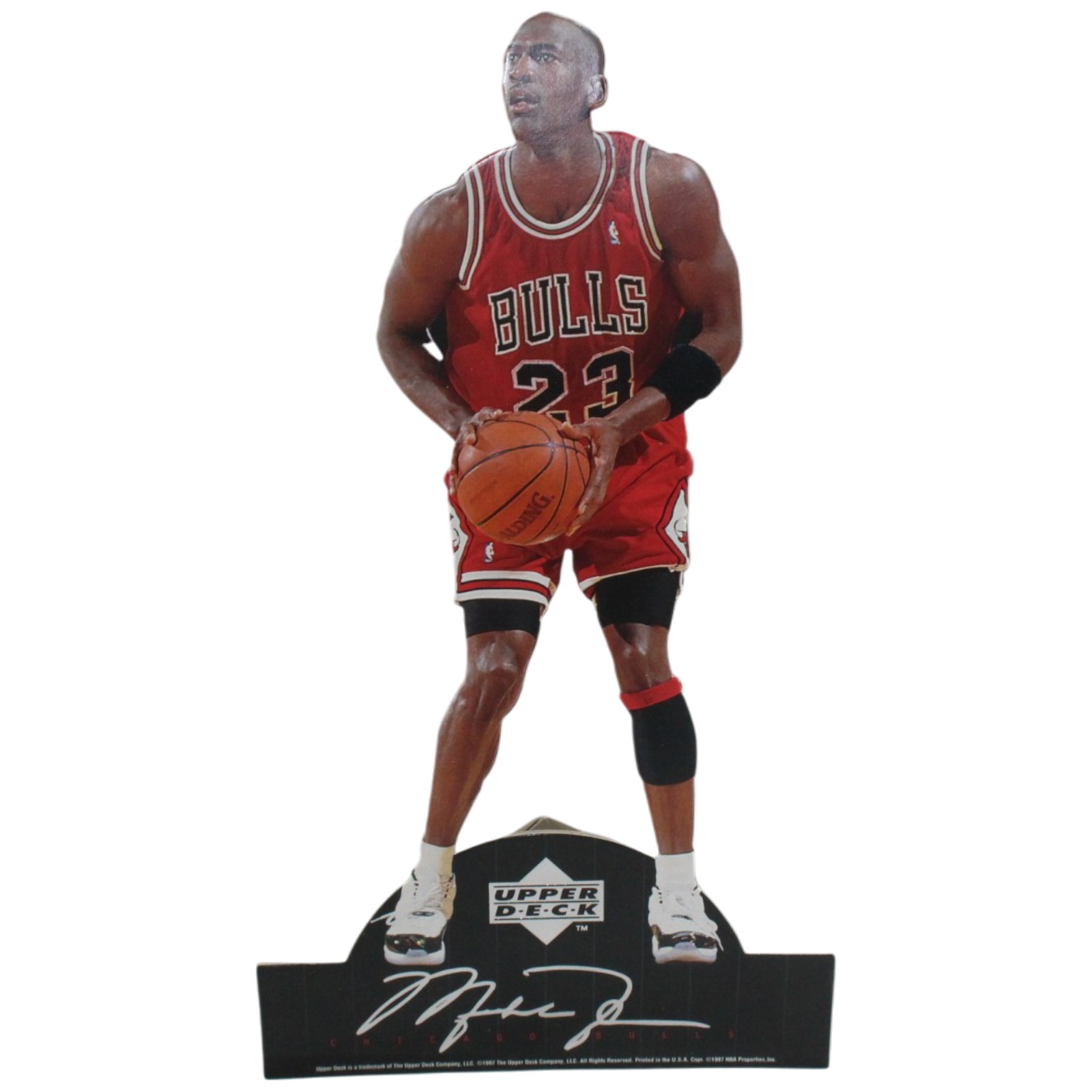 Michael Jordan Chicago Bulls Upper Deck 11" Standup Cardboard Cut Out 55903