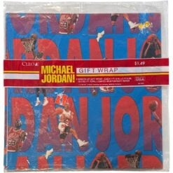 Michael Jordan Chicago Bulls Christmas Gift Wrap 1'8" x 2'6" Christmas 57847