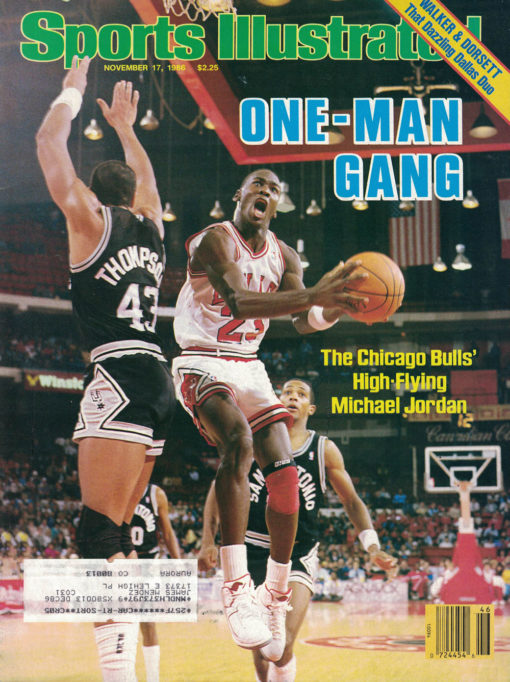 Michael Jordan Chicago Bulls November 1986 Sports Illustrated Magazine 26688