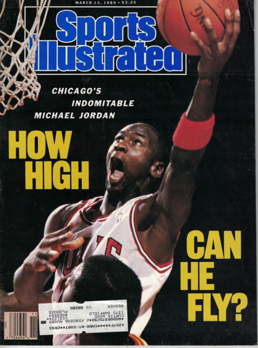 Michael Jordan Chicago Bulls March 1989 Sports Illustrated Magazine 26692