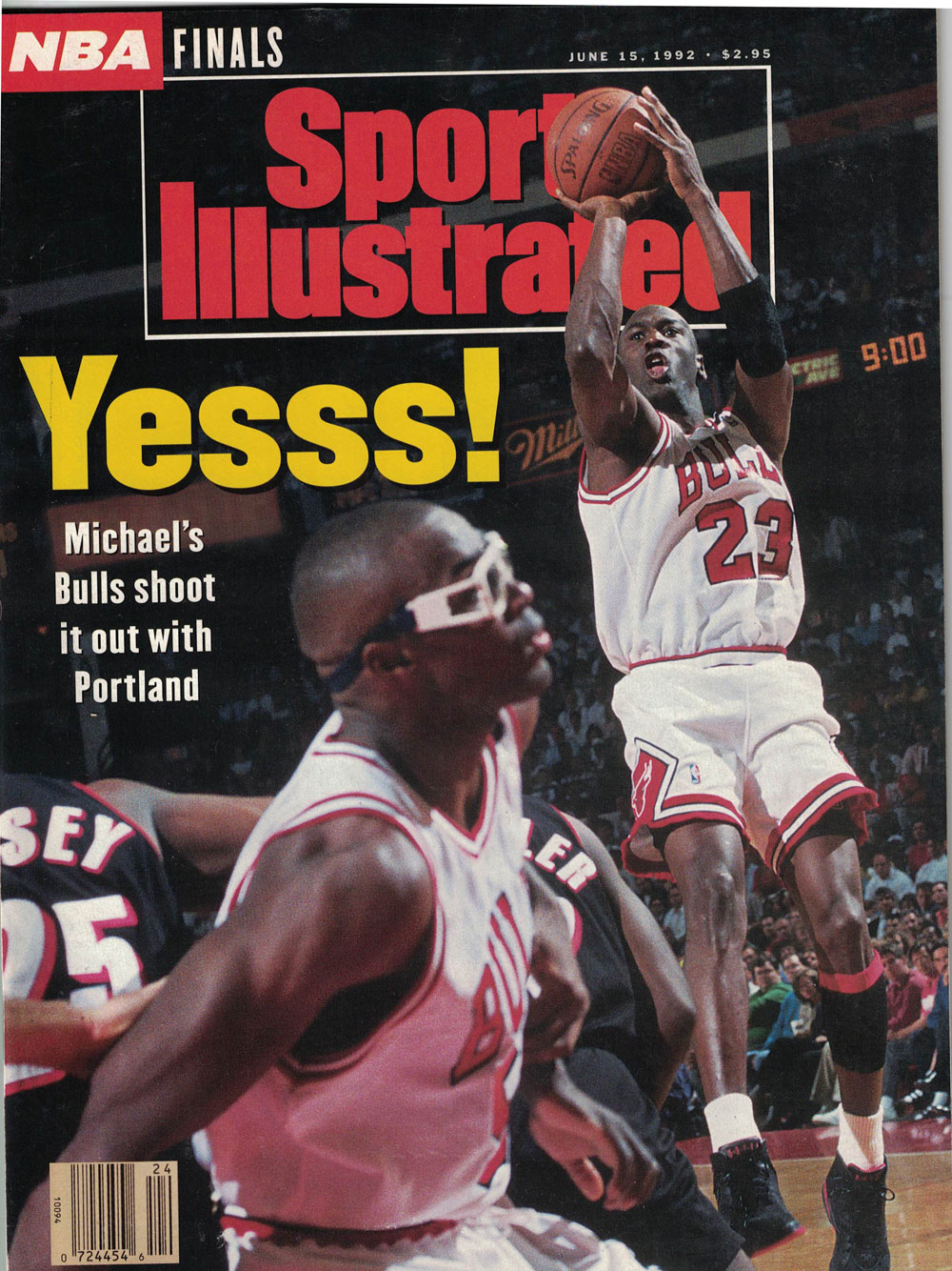 Michael Jordan Chicago Bulls 1992 Sports Illustrated Magazine No Label 26711