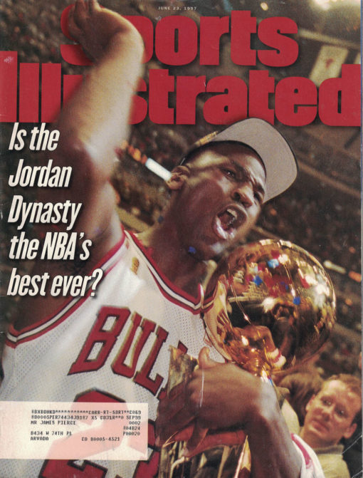 Michael Jordan Chicago Bulls June 1997 Sports Illustrated Magazine 26698