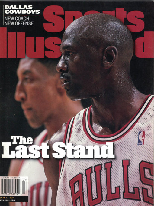 Michael Jordan Chicago Bulls 1998 Sports Illustrated Magazine No Label 26715