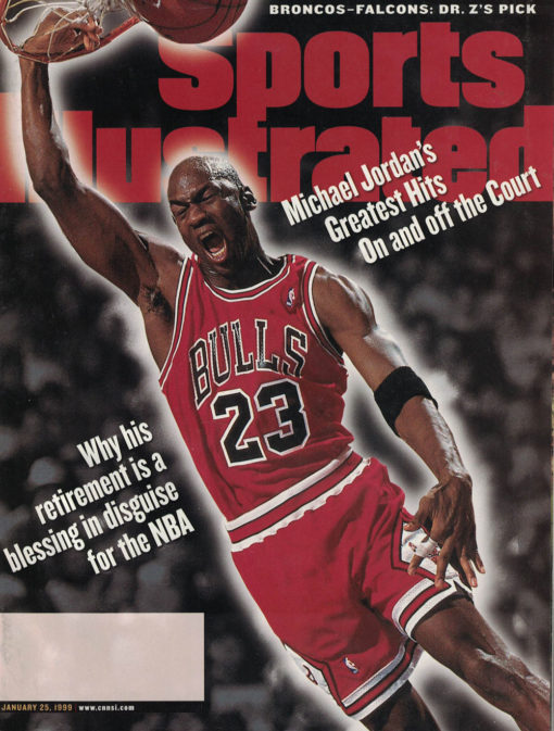 Michael Jordan Chicago Bulls 1999 Sports Illustrated Magazine Blank Label 26700