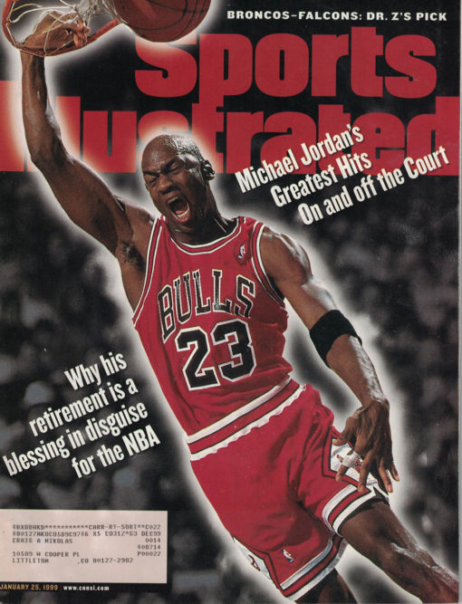 Michael Jordan Chicago Bulls January 1999 Sports Illustrated Magazine