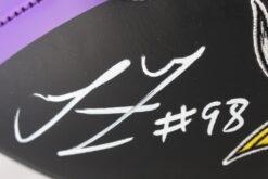 Linval Joseph Autographed Minnesota Vikings Logo Footbal Defend North DEN 59388