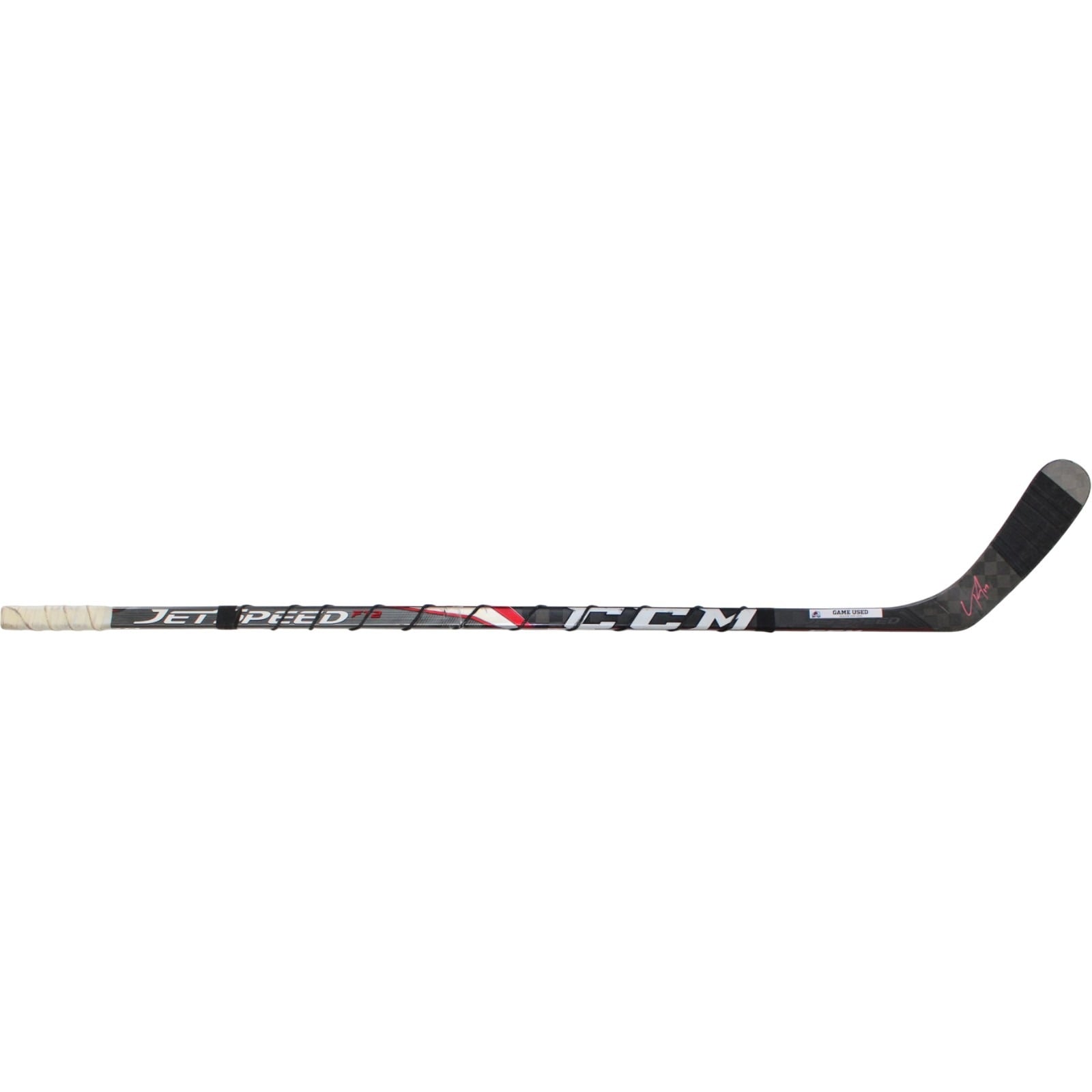 Tyson Jost Signed Colorado Avalanche Authentic Hockey Stick Game Used BAS 39968