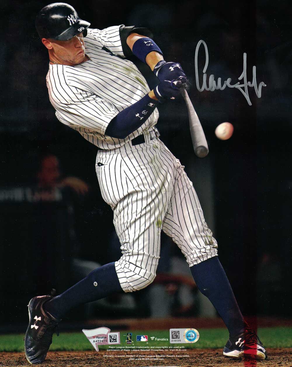 Aaron Judge Autographed/Signed New York Yankees 8x10 Photo FAN 29943