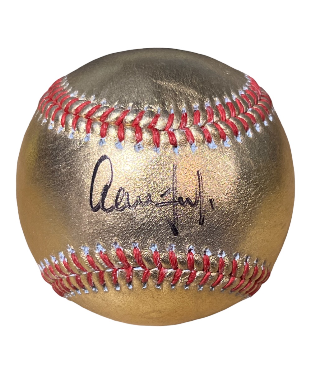Aaron Judge Autographed ROMLB Gold Baseball New York Yankees Fanatics