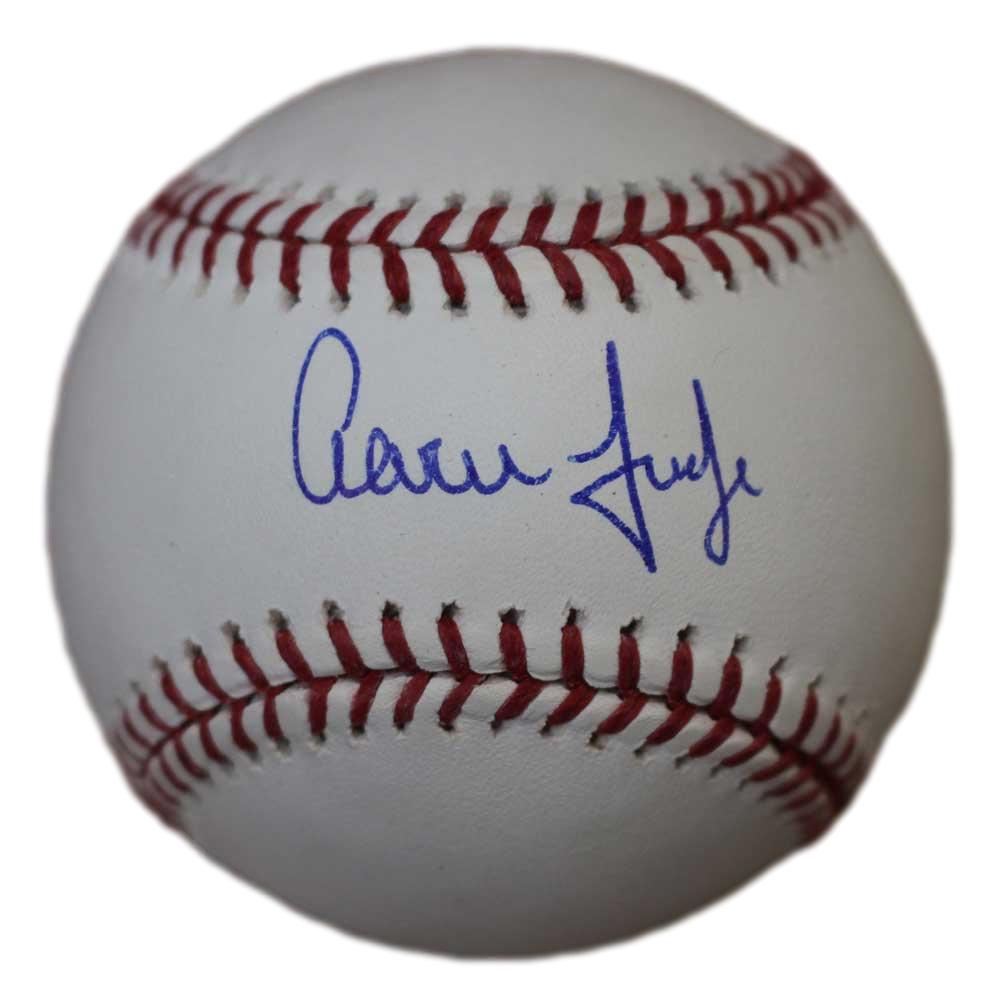 Aaron Judge Autographed/Signed New York Yankees OML Baseball MLB 29964