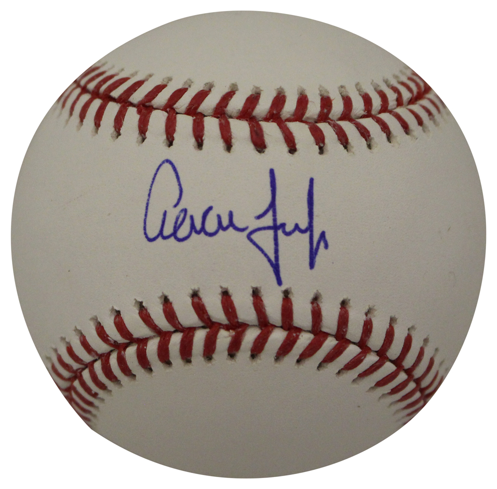 Aaron Judge Autographed OML Rawlings Baseball New York Yankees MLB
