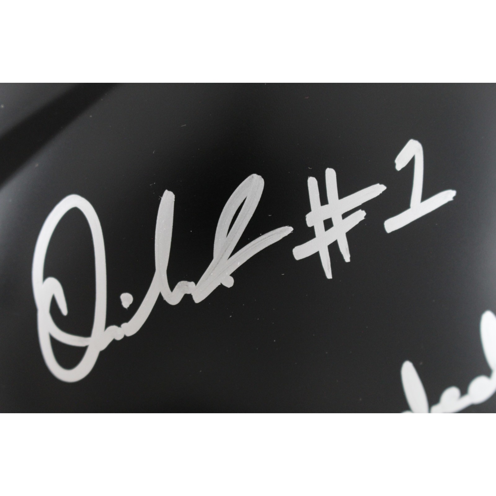 Quinshon Judkins TreVeyon Henderson Signed Pro Helmet 2 Headed Monster BAS 50053