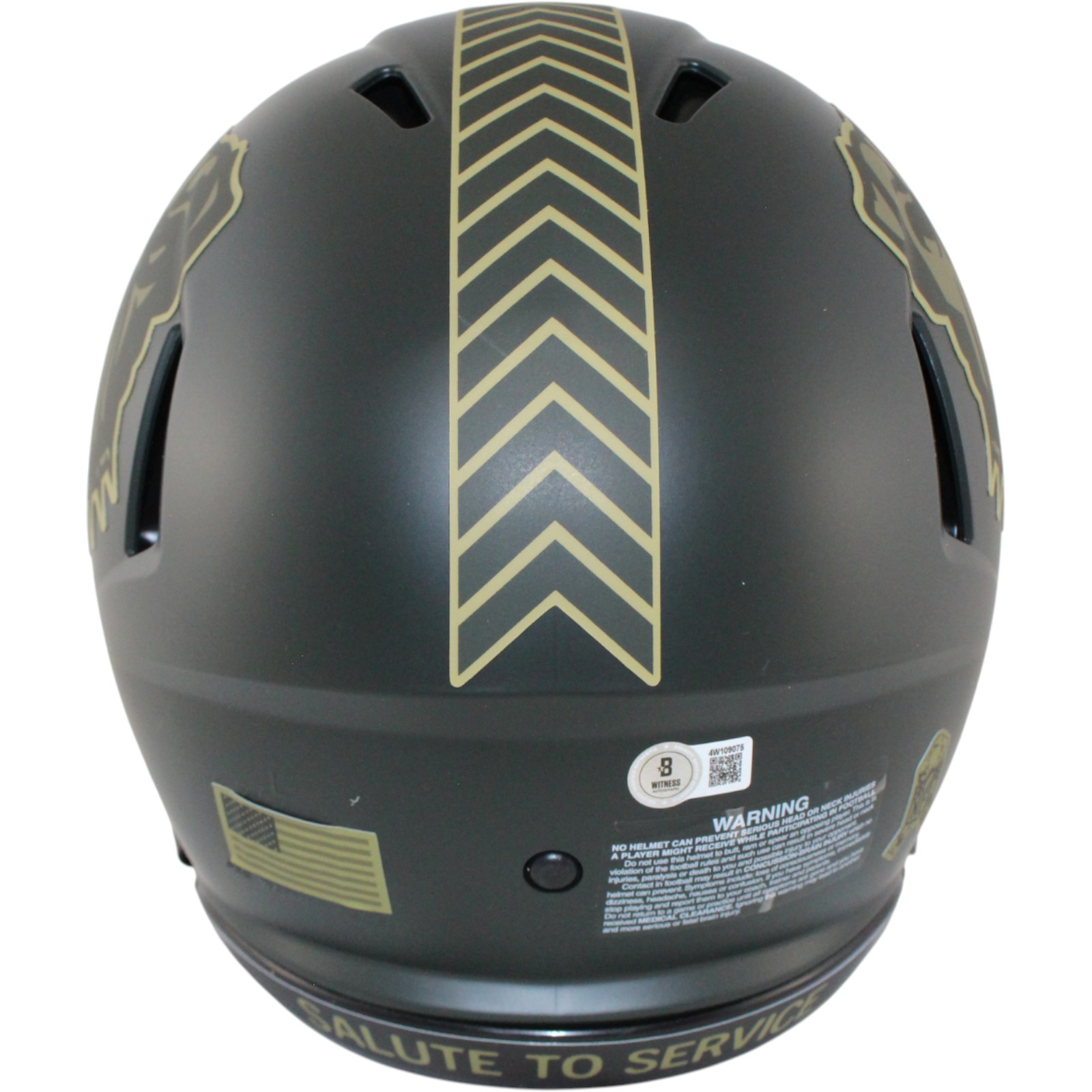 Quinshon Judkins Autographed Cleveland Browns Pro 25STS Helmet Beckett WIT 53110 3 Quinshon Judkins Autographed Cleveland Browns Pro 25STS Helmet Beckett WIT 53110