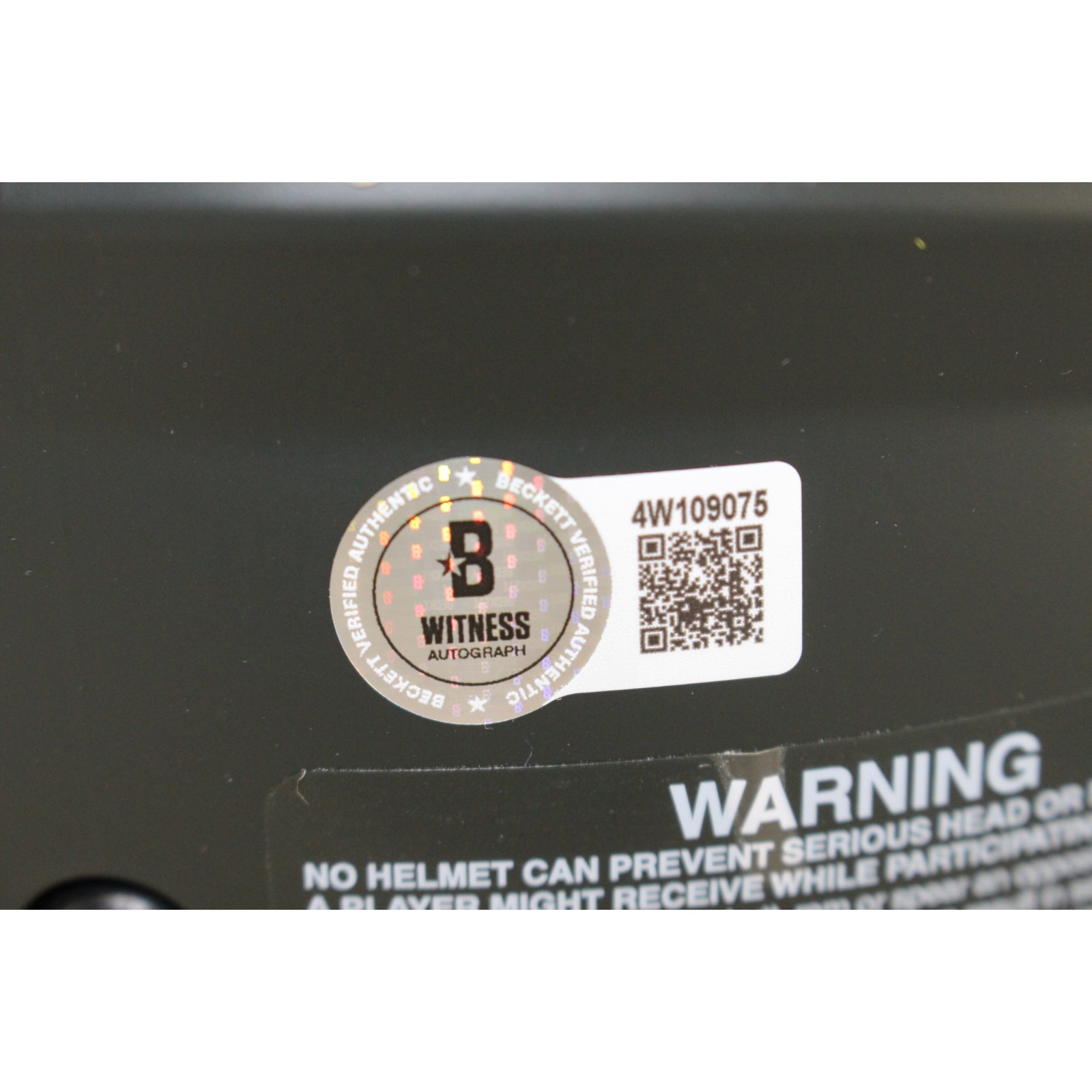 Quinshon Judkins Autographed Cleveland Browns Pro 25STS Helmet Beckett WIT 53110 4 Quinshon Judkins Autographed Cleveland Browns Pro 25STS Helmet Beckett WIT 53110