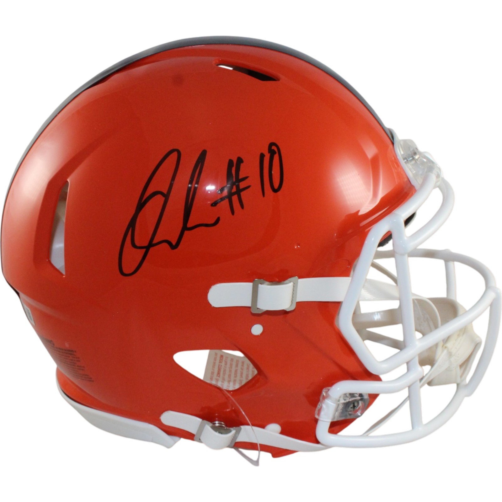 Quinshon Judkins Autographed Cleveland Browns Authentic Helmet Beckett W 55271