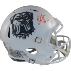 Quinshon Judkins Signed Cleveland Browns F/S 24 STS Helmet Beckett Witness 55166