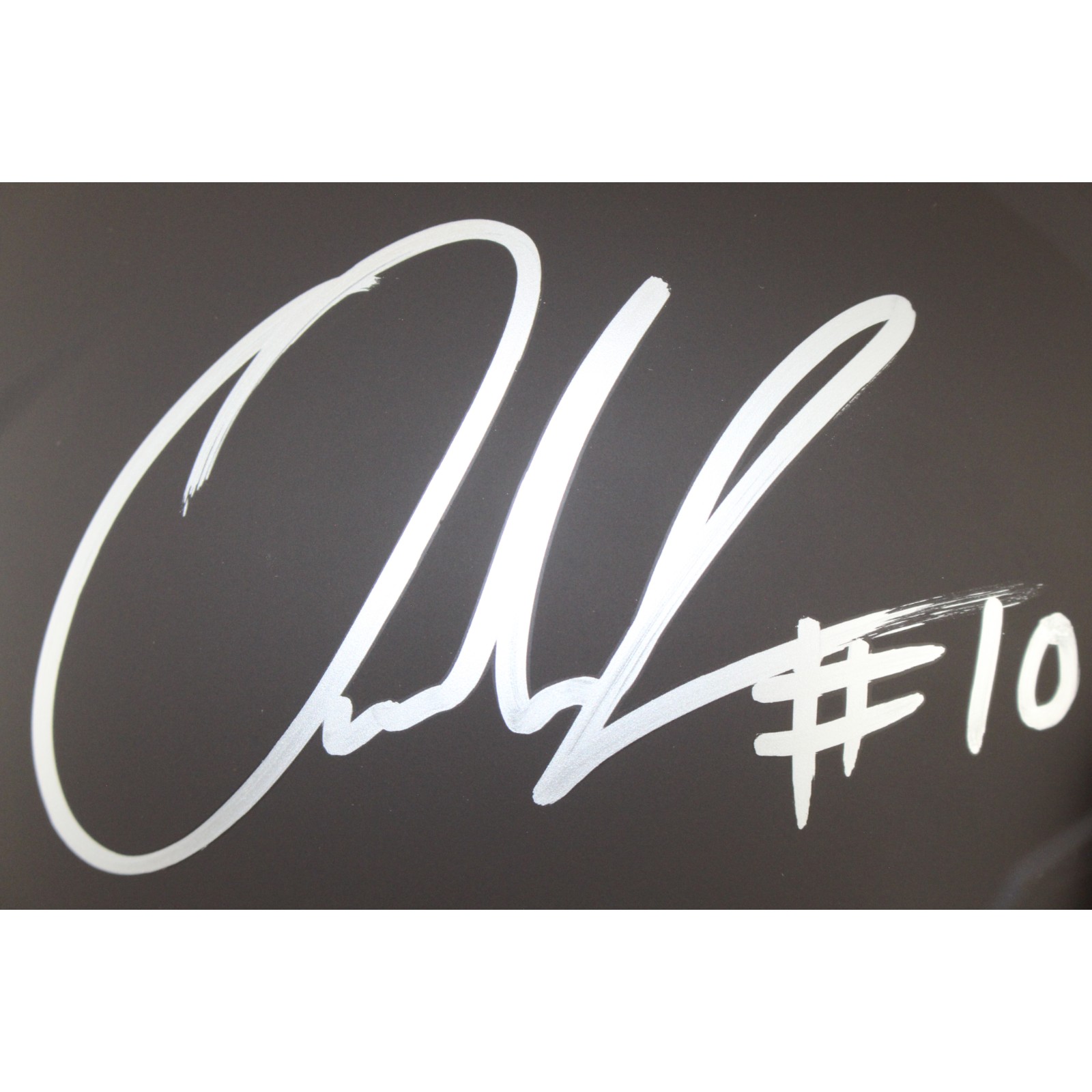 Quinshon Judkins Autographed Cleveland Browns F/S 25 ALT Helmet Beckett W 53116