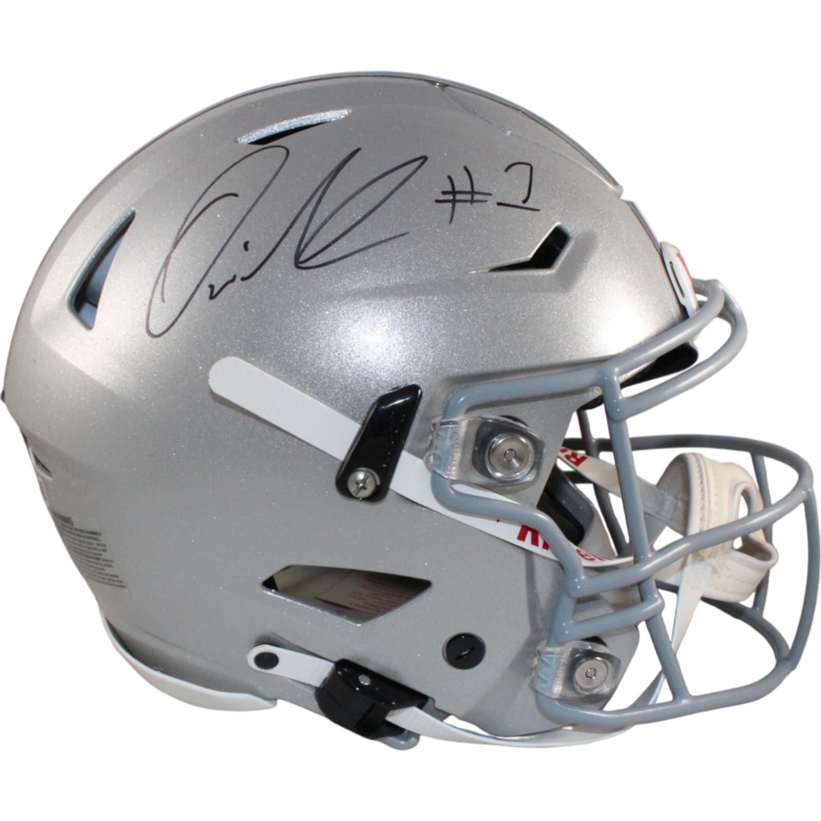 Quinshon Judkins Signed Ohio State Buckeyes Speedflex Helmet Beckett W 55160 1 Quinshon Judkins Signed Ohio State Buckeyes Speedflex Helmet Beckett W 55160