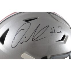 Quinshon Judkins Signed Ohio State Buckeyes Speedflex Helmet Beckett W 55160