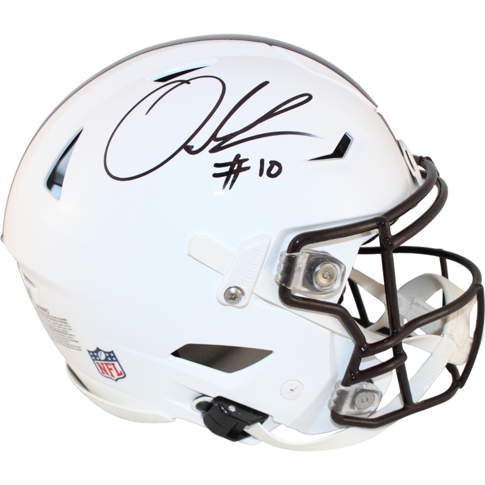 Quinshon Judkins Autographed Cleveland Browns Speedflex ALT Helmet Beckett 53119