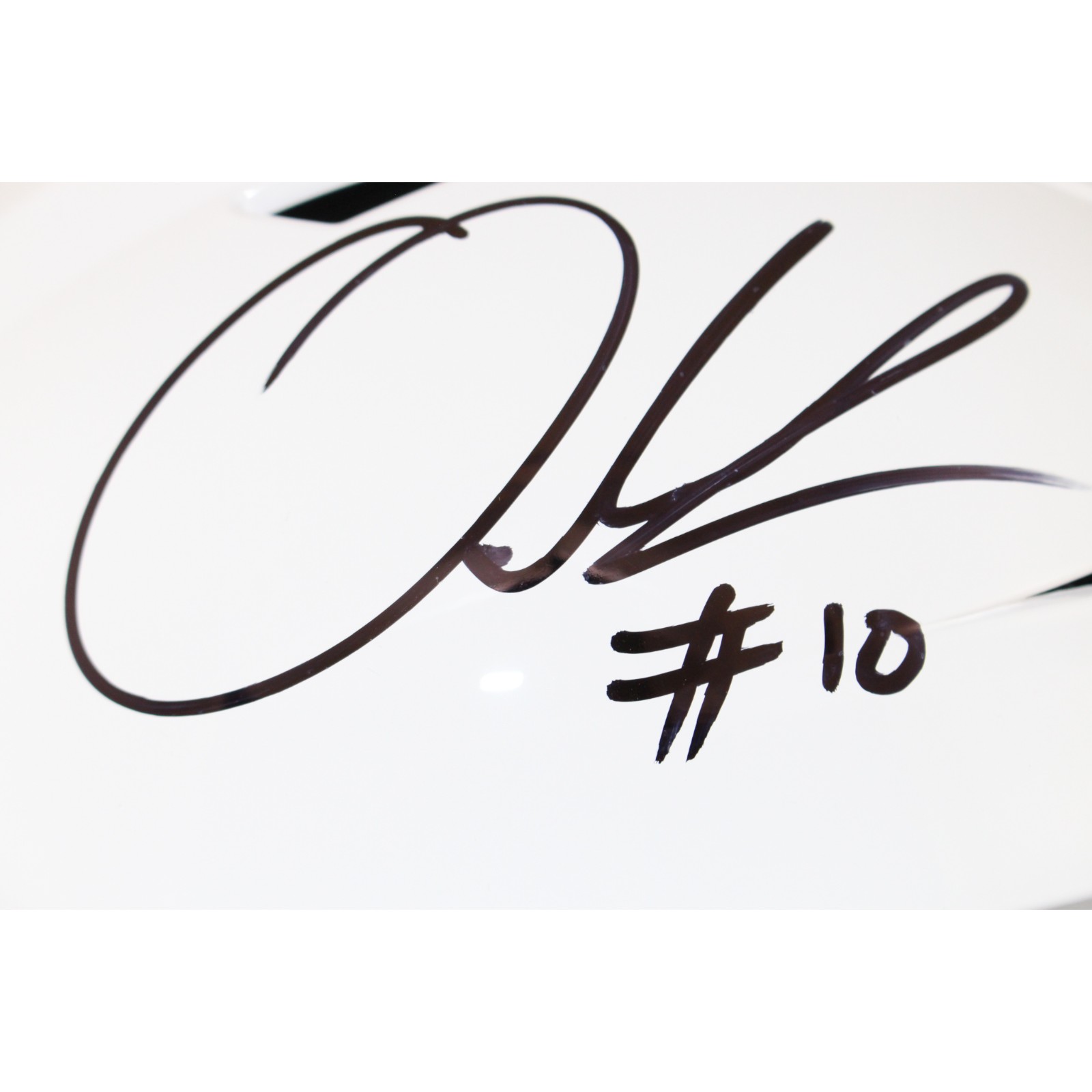 Quinshon Judkins Autographed Cleveland Browns Speedflex ALT Helmet Beckett 53119