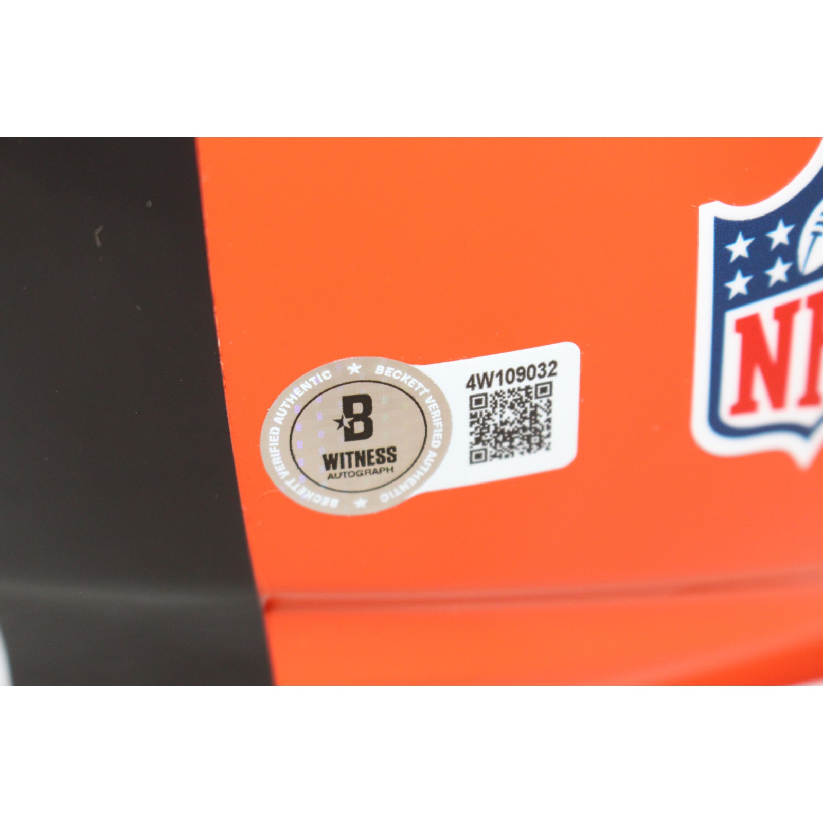 Quinshon Judkins Autographed Cleveland Browns Speedflex Helmet Beckett WIT 53118 5 Quinshon Judkins Autographed Cleveland Browns Speedflex Helmet Beckett WIT 53118
