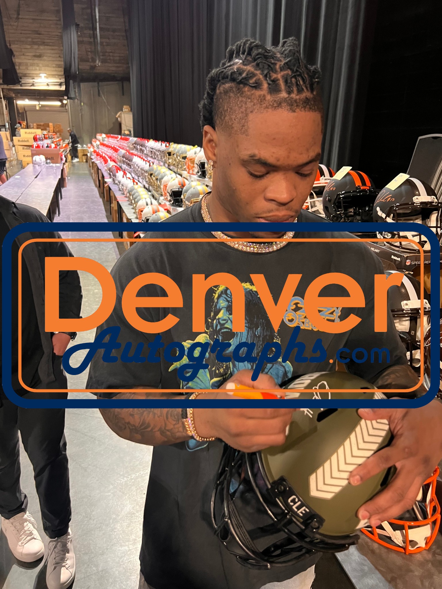 Quinshon Judkins Autographed Cleveland Browns F/S 22 STS Helmet Beckett W 55263 7 Quinshon Judkins Autographed Cleveland Browns F/S 22 STS Helmet Beckett W 55263