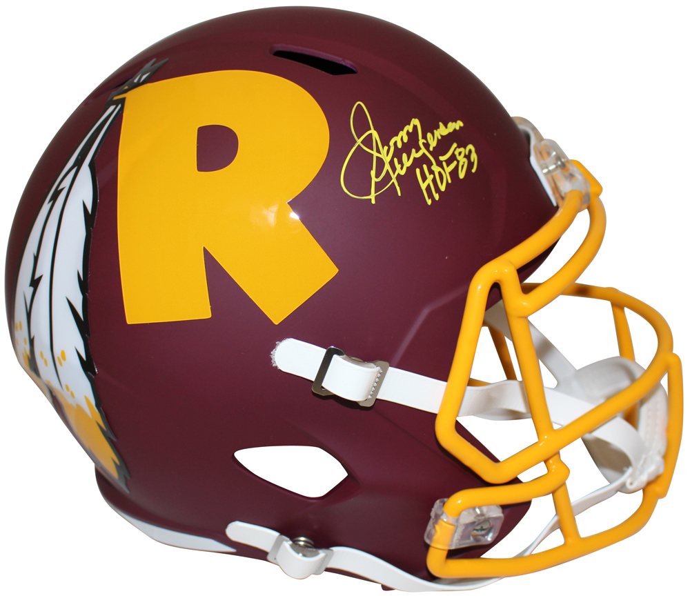 Sonny Jurgensen Signed Washington Redskins F/S AMP Speed Helmet BAS