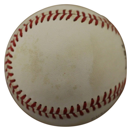 David Justice Autographed Atlanta Braves National League Baseball BAS 13186