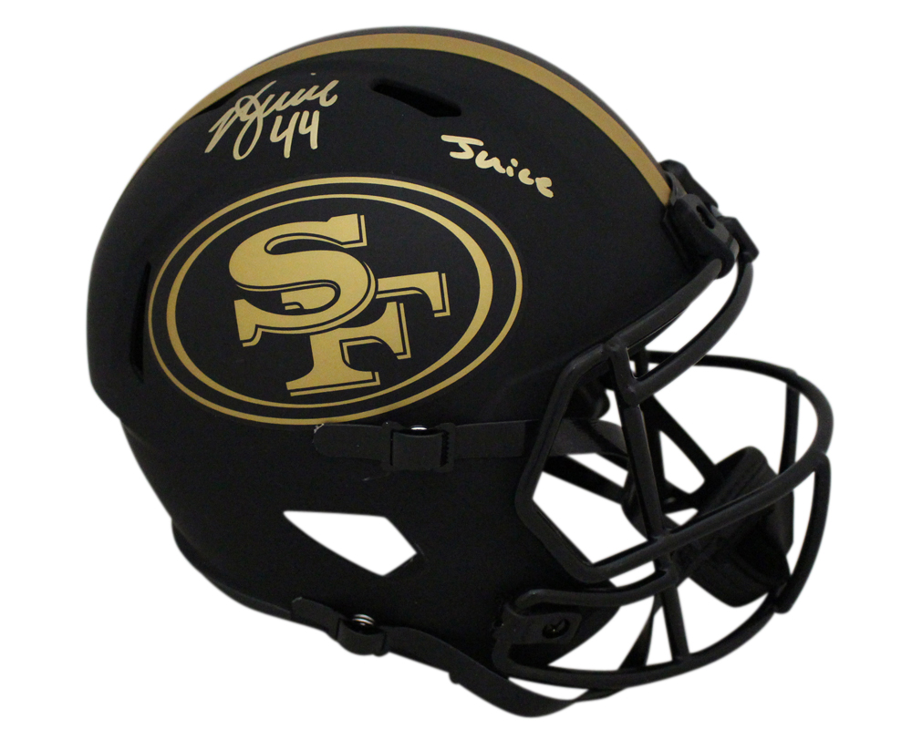 Kyle Juszczyk Autographed San Francisco 49ers F/S Eclipse Helmet BAS 32450