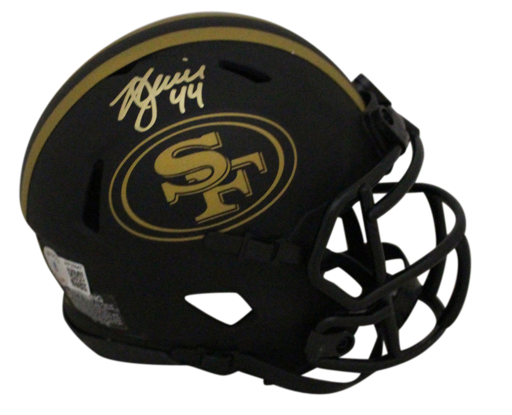Kyle Juszczyk Autographed San Francisco 49ers Eclipse Mini Helmet BAS 32447