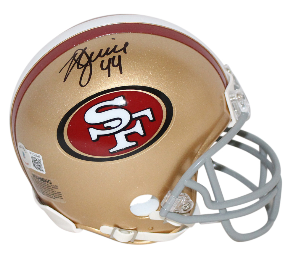 Kyle Juszczyk Autographed/Signed San Francisco 49ers VSR4 Mini Helmet BAS 32449