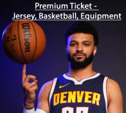 Jamal Murray Signing Ticket - Premium: Jersey, Basketball, Equipment