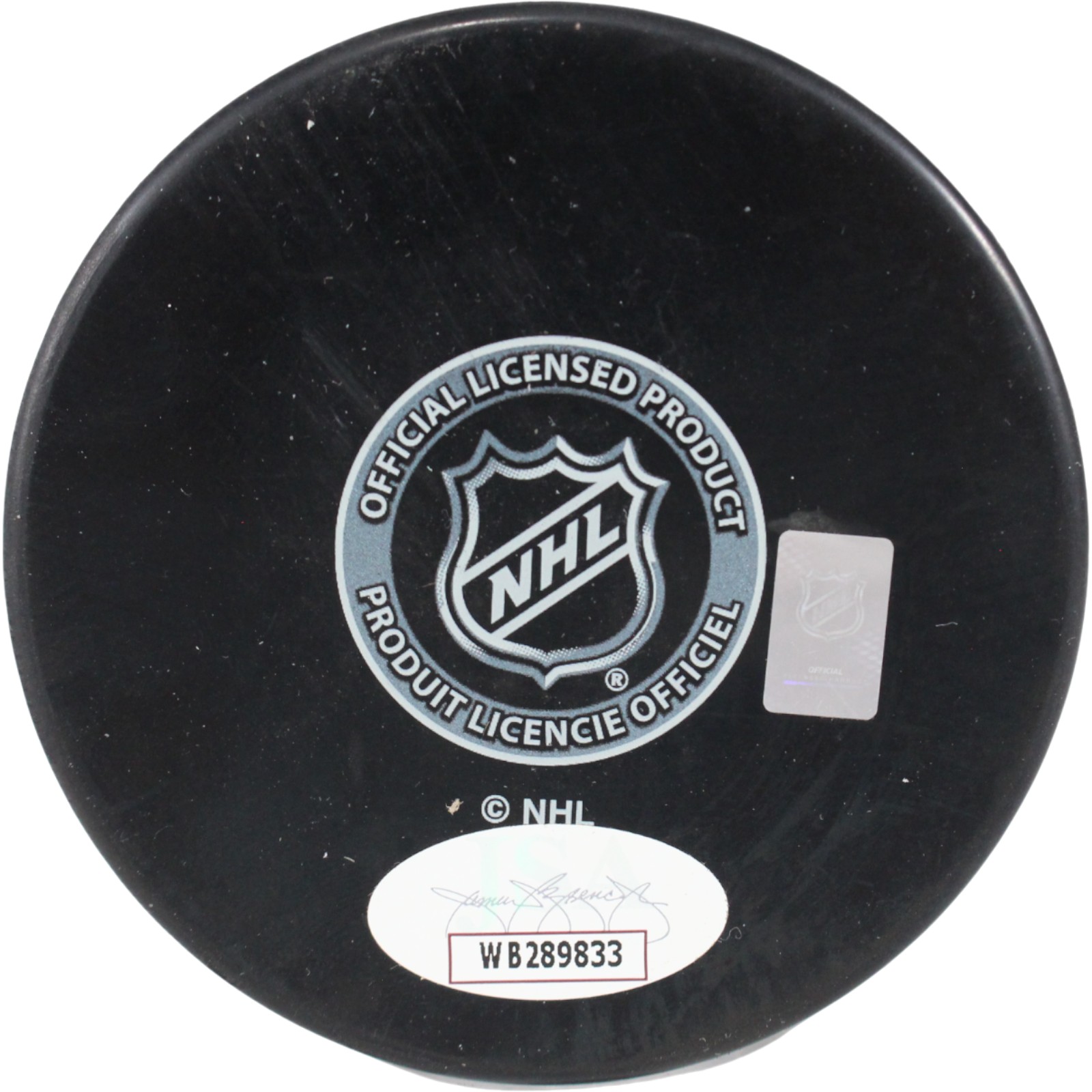 Tomas Kaberle Autographed Toronto Maple Leafs Logo Puck 4x All Star JSA 53988