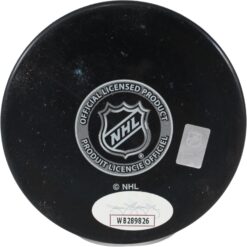 Tomas Kaberle Autographed/Signed Boston Bruins Logo Puck JSA 53949