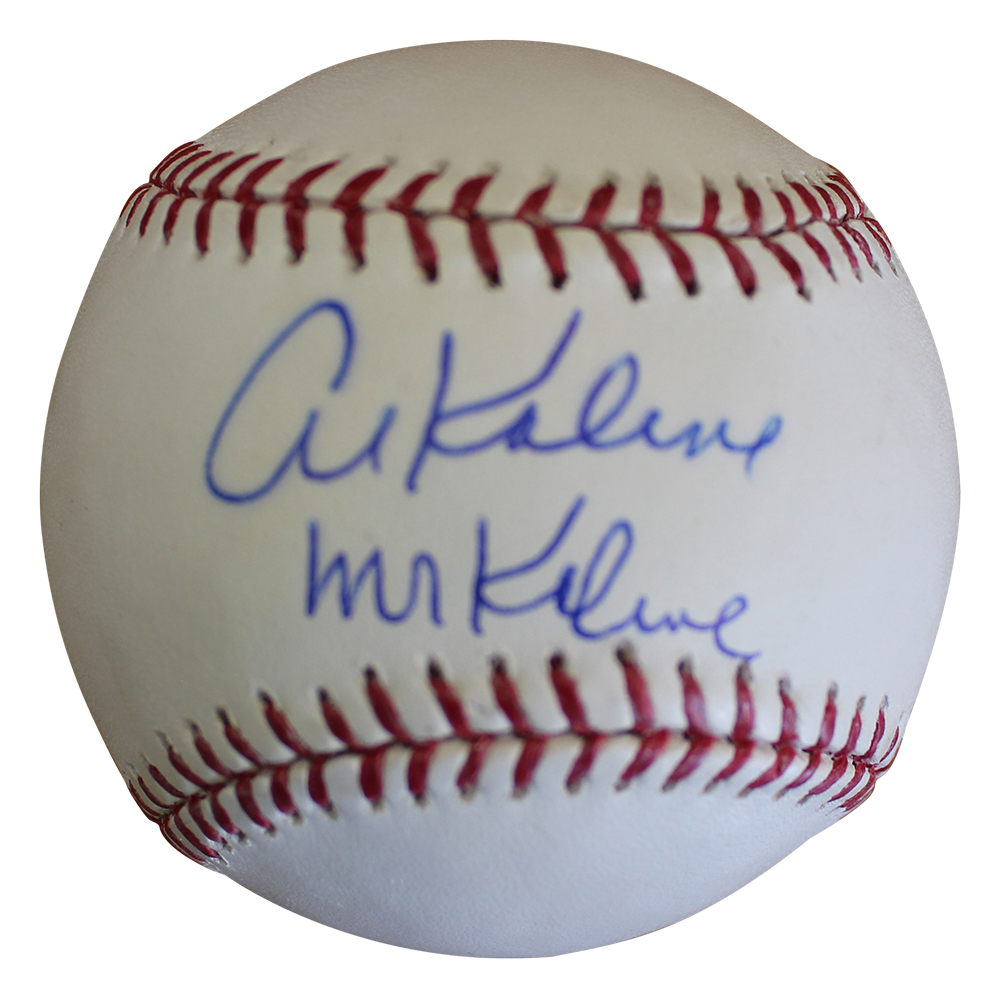 Al Kaline Autographed/Signed Detroit Tigers OML Baseball Mr Kaline BAS 25148