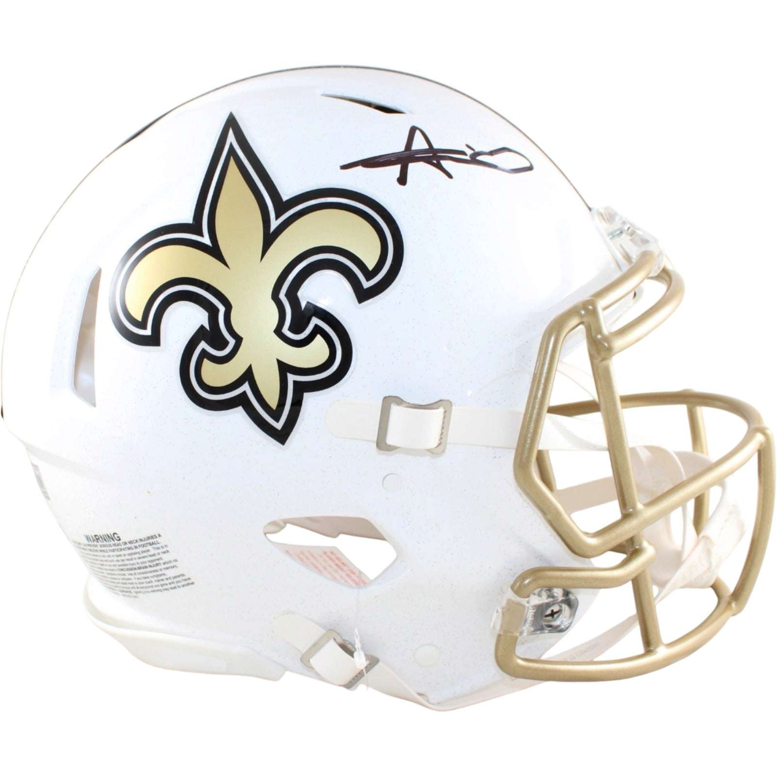 Alvin Kamara Autographed New Orleans Saints Pro Helmet 25 Alt Beckett WIT 58663