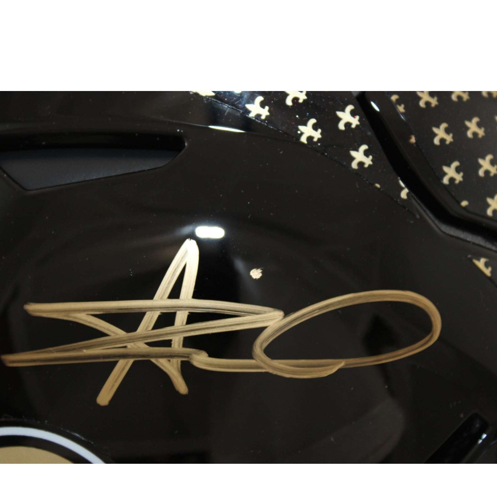 Alvin Kamara Signed New Orleans Saints Speedflex Helmet 22 Alt Beckett WIT 58669 2 Alvin Kamara Signed New Orleans Saints Speedflex Helmet 22 Alt Beckett WIT 58669