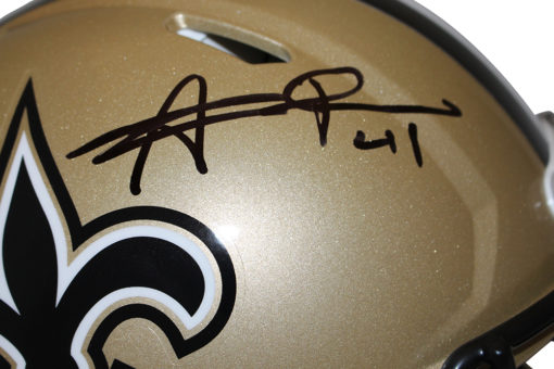 Alvin Kamara Signed New Orleans Saints Authentic Speed Helmet Beckett