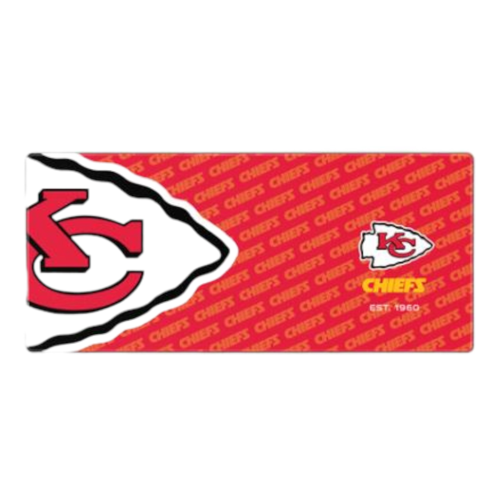 Kansas City Chiefs 35x16 Desk Pad Cover