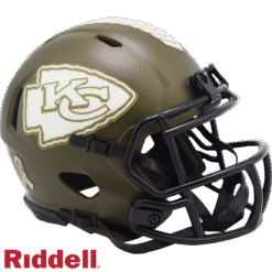 Kansas City Chief Riddell New In Box 2022 Salute to Service Mini Helmet 35165
